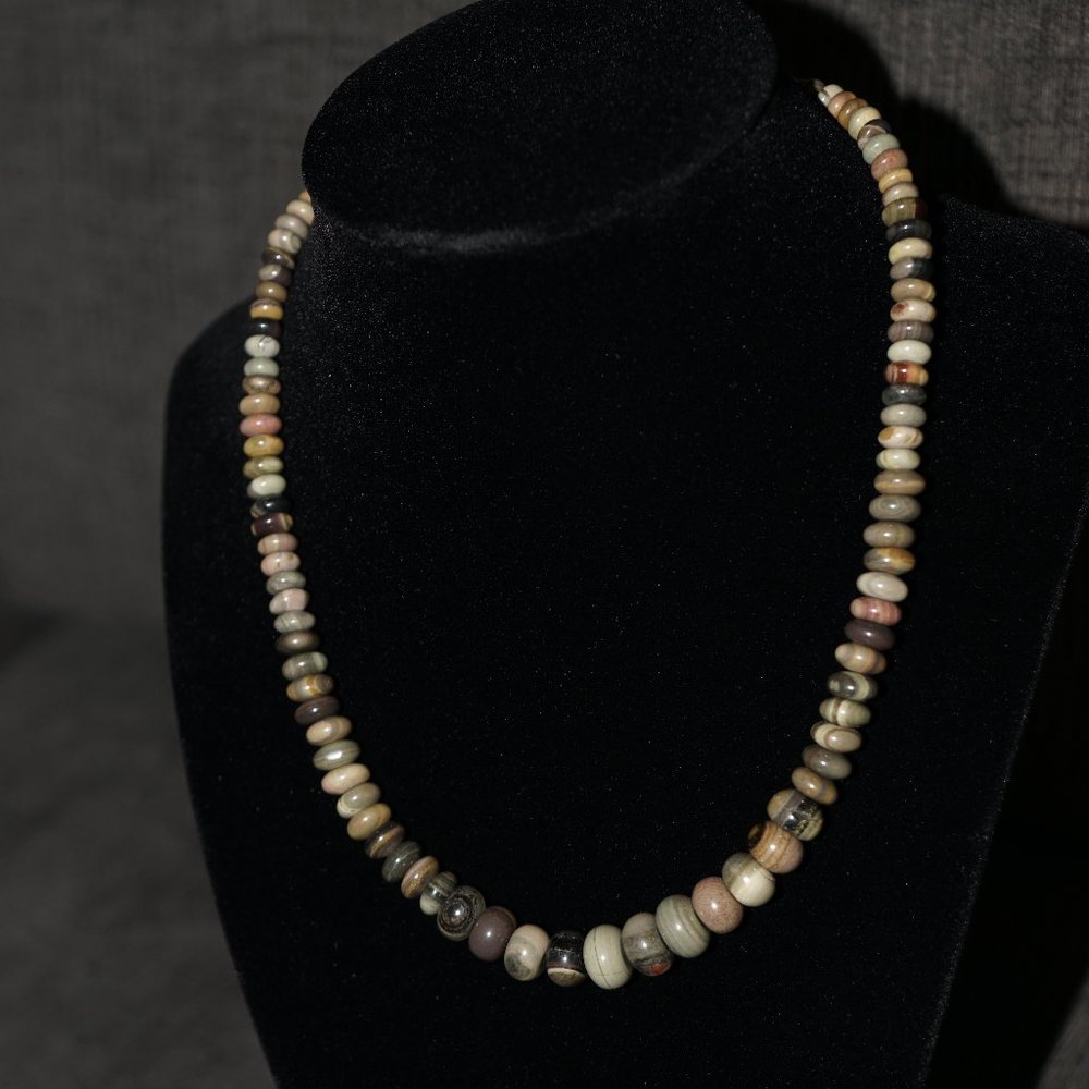Handmade Picture Jasper necklace